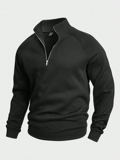 Wilfrid – Relaxed Half-Zip Sweater