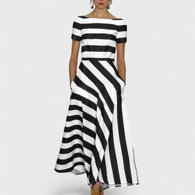 Nicole | Striped Maxi Dress