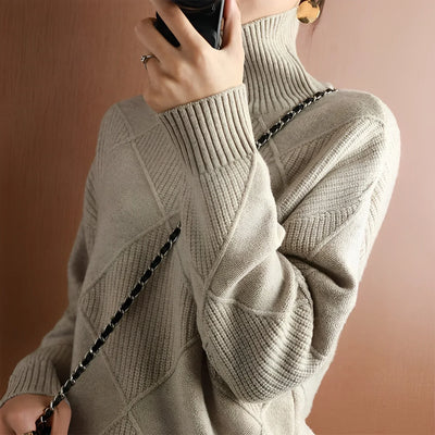 Marcelle | Chunky Roll Neck Jumper