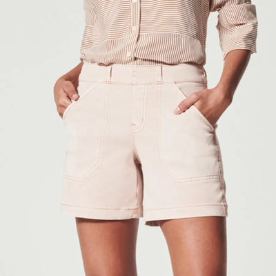 KINSLEY - Stretch Pull-On Denim Shorts