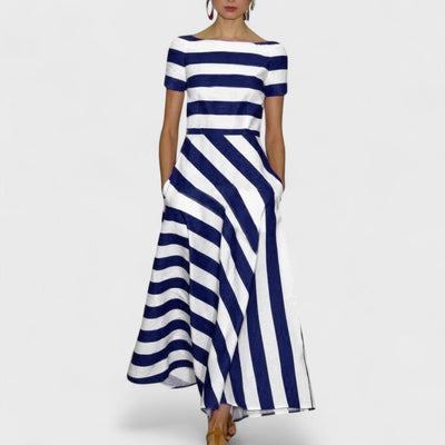 Nicole | Striped Maxi Dress