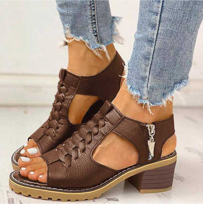 Paula | Low Heel Sandals