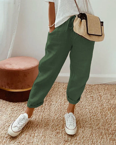 Lucia | Retro Casual Trousers