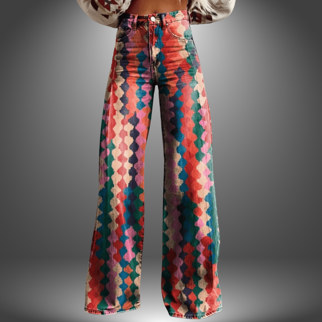 Olivia | Coloured Artisan Trousers