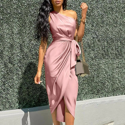Capri | Single Shoulder Dress