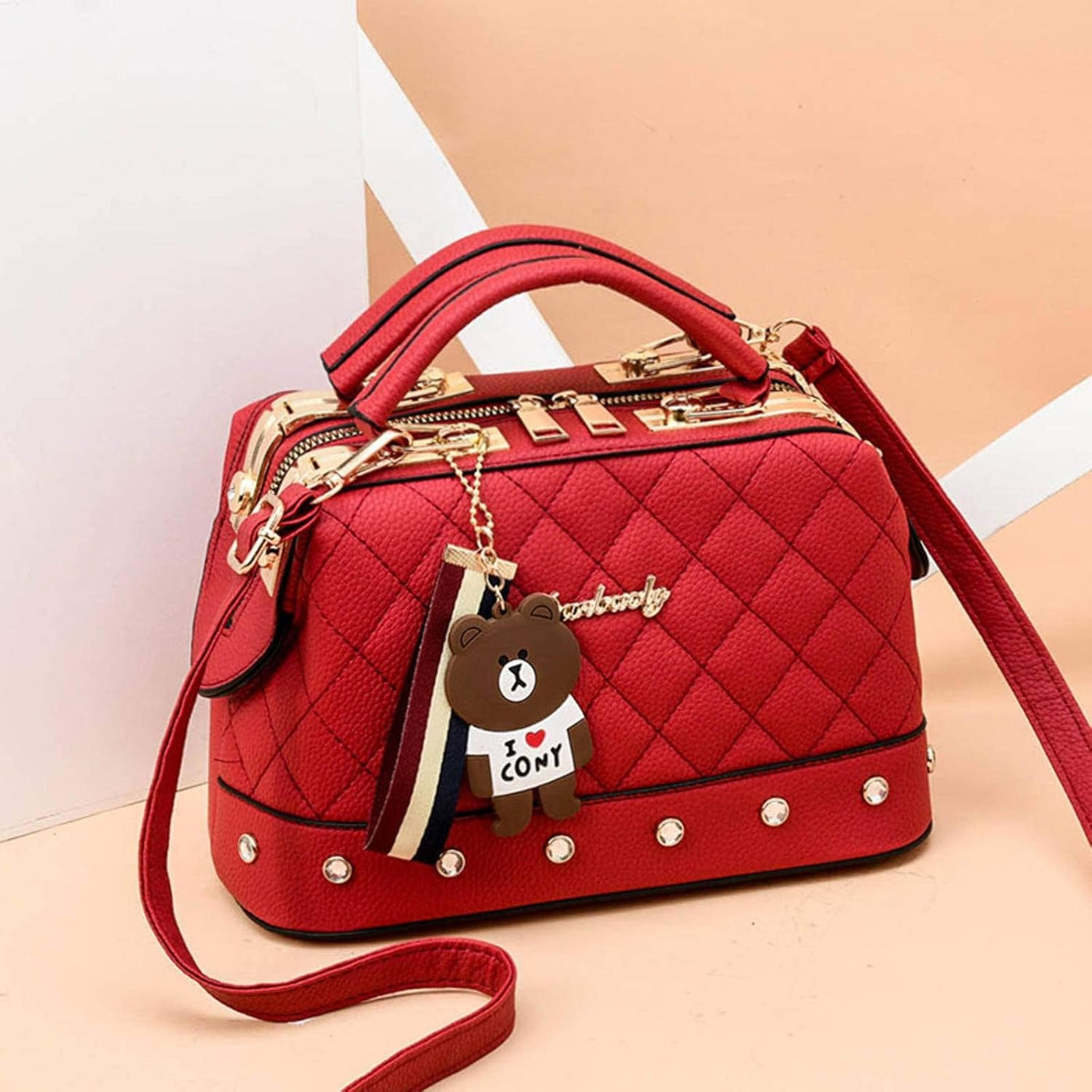 Danbooly™ | Diamond Quilted Crossbody Handbag