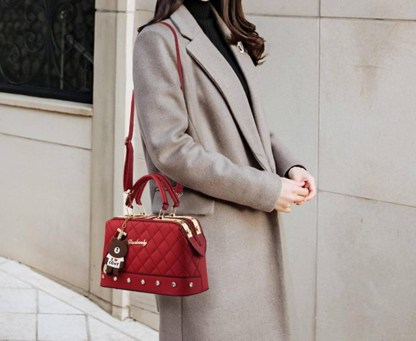 Danbooly™ | Diamond Quilted Crossbody Handbag