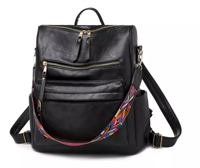 Elisa | Multicolour Strap Backpack