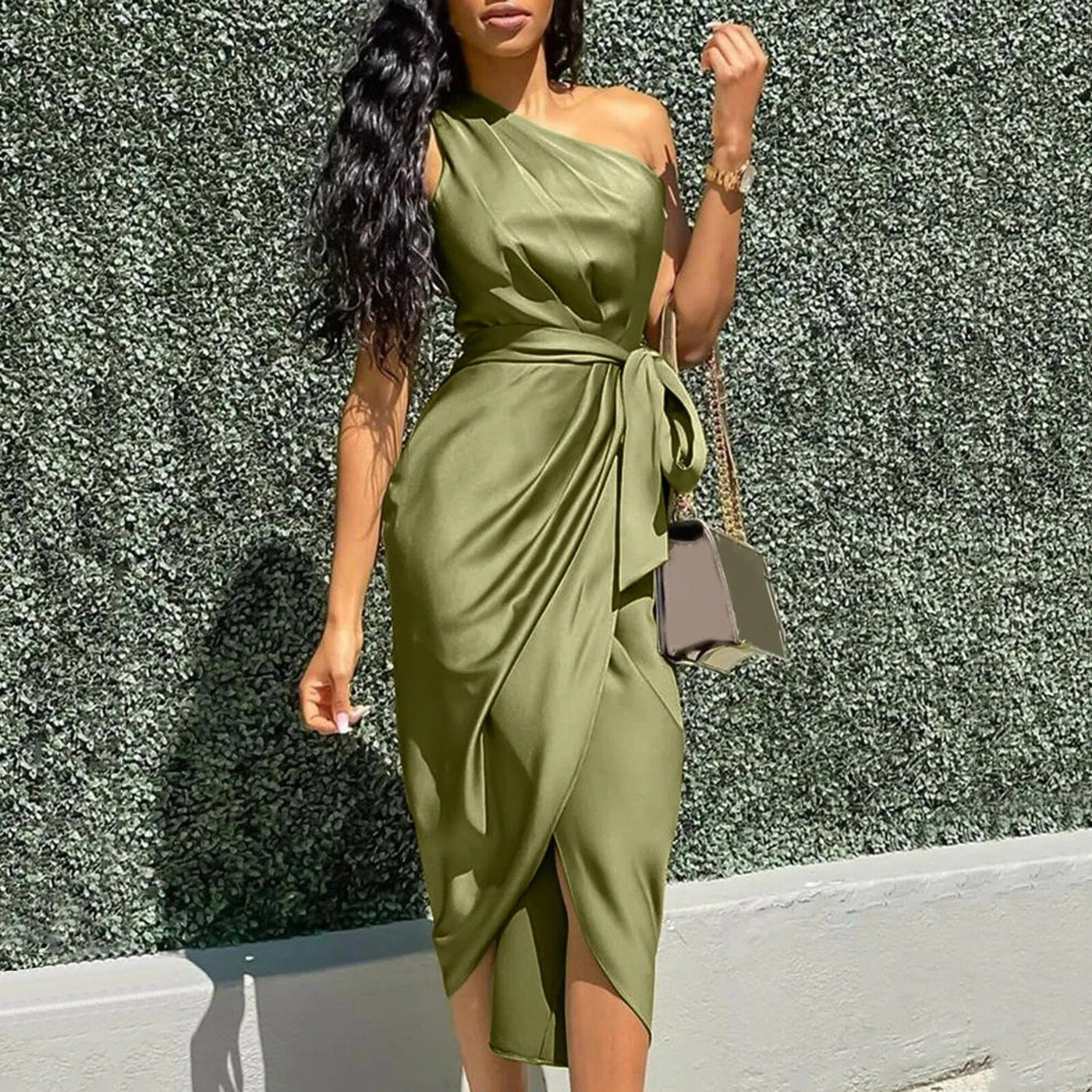 Capri | Single Shoulder Dress