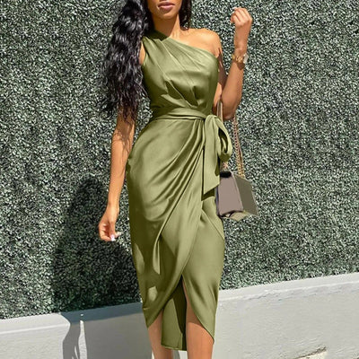 Capri | Single Shoulder Dress