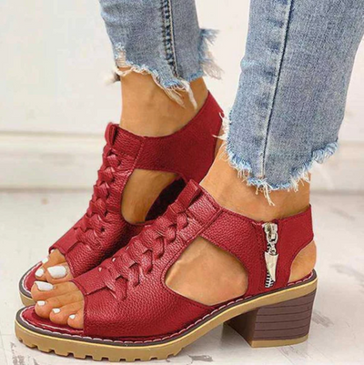 Paula | Low Heel Sandals