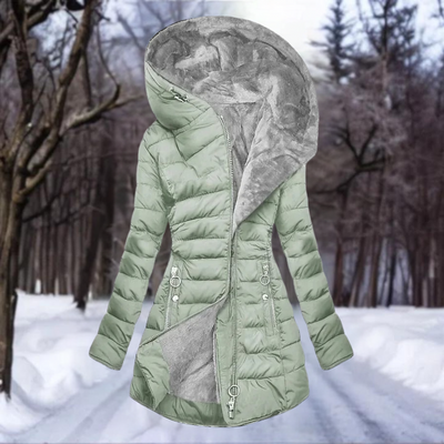 Senna - Elegant Plush Coat for Women