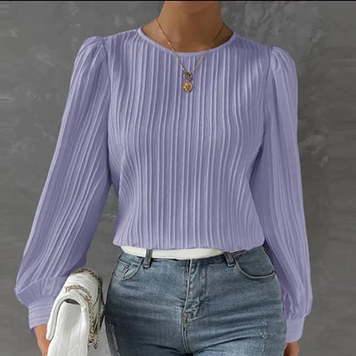 Mira | Elegant Pleated Blouse