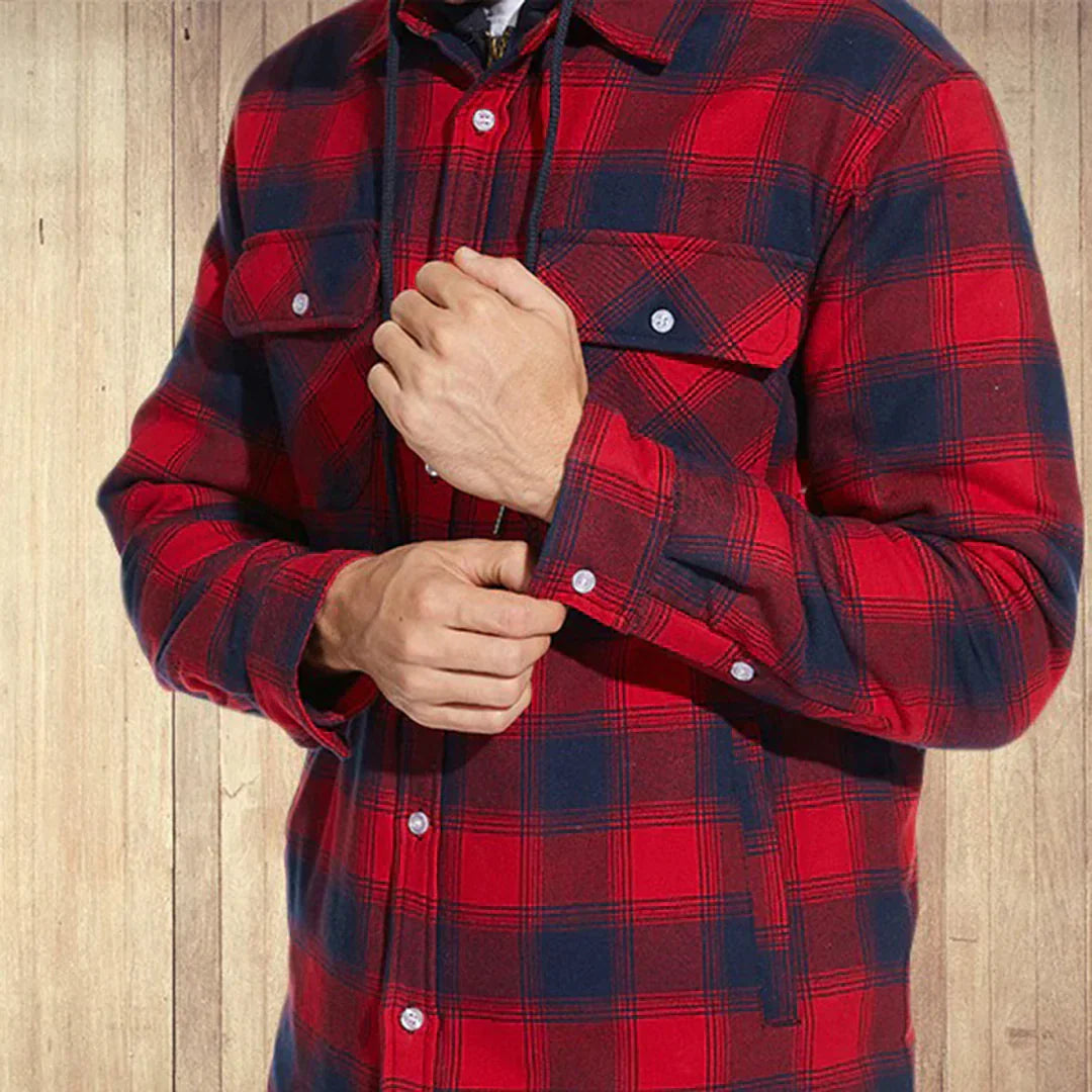 Julian | Men's Check Hoodie