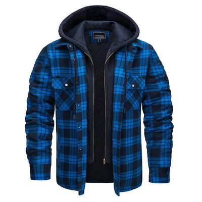 Julian | Men's Check Hoodie