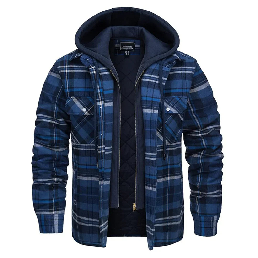 Julian | Men's Check Hoodie