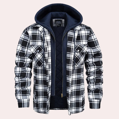 Julian | Men's Check Hoodie