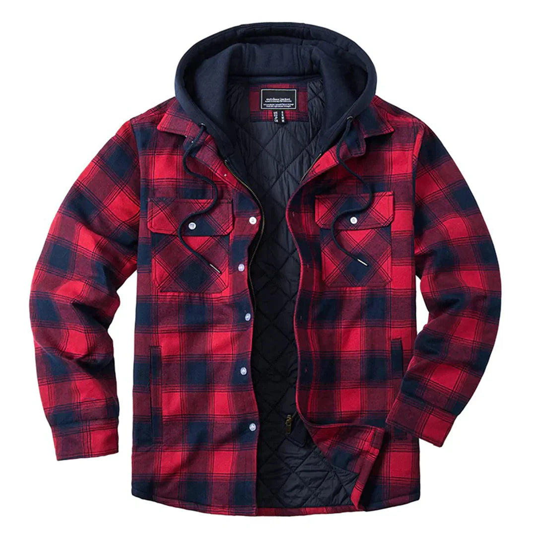 Julian | Men's Check Hoodie