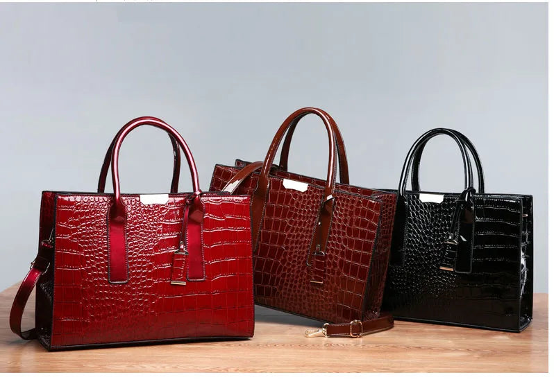 Nova™ | Crocodile Pattern Tote Bag