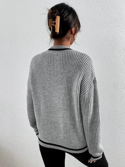 Marina | Striped Waffle Knit Jumper