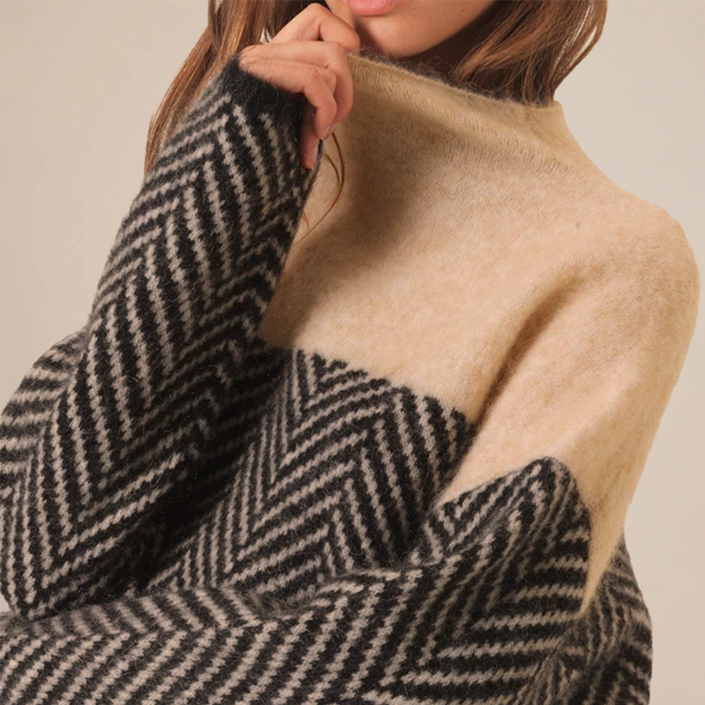 Adelaide | Premium Mock Neck Jumper