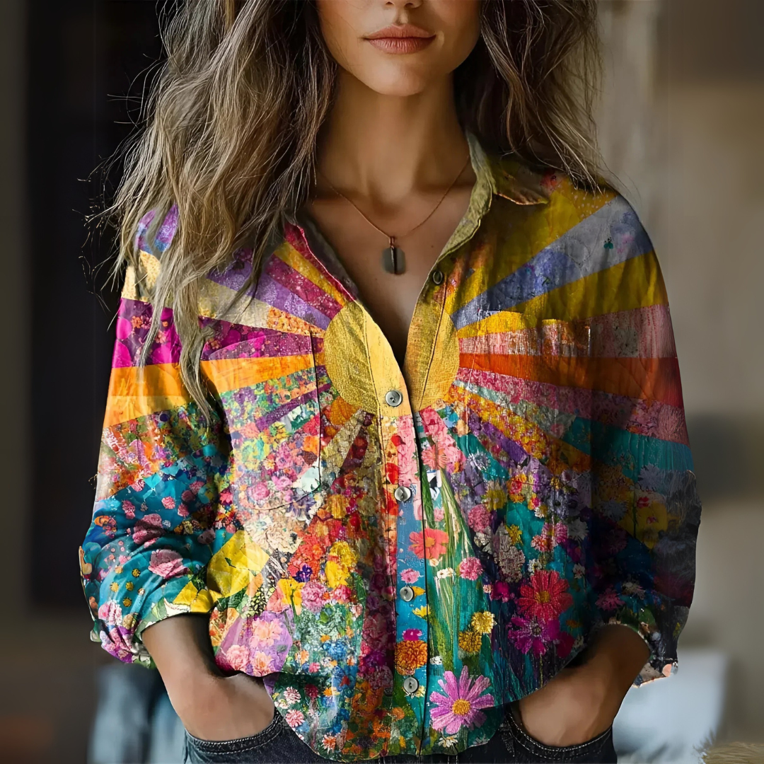 CHAR™ | Sunflower-Inspired Blouse