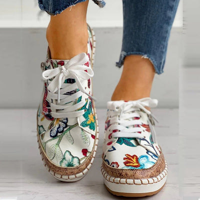 Sol & Sparrow | Orthopaedic Floral Shoes