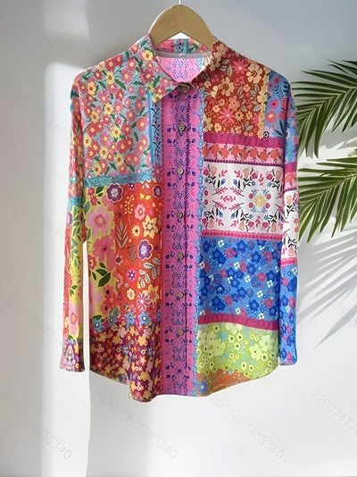 Michela™ | Relaxed Fit Printed Shirt
