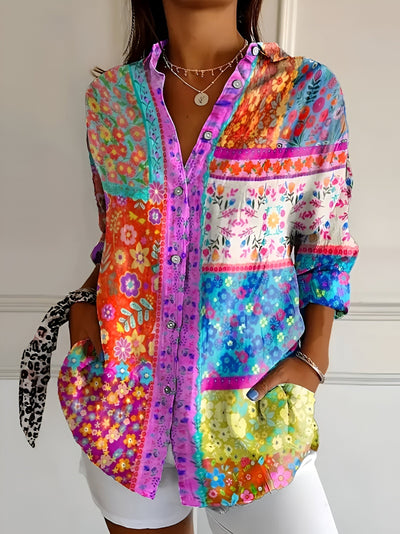 Michela™ | Relaxed Fit Printed Shirt