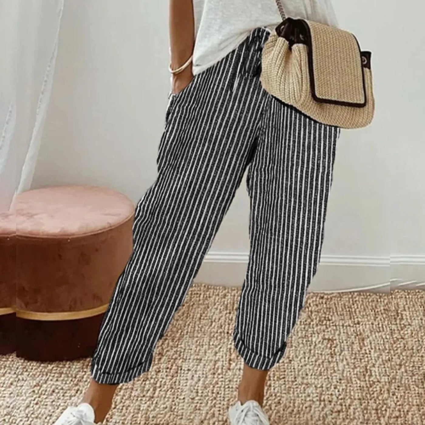 Lucia | Retro Casual Trousers