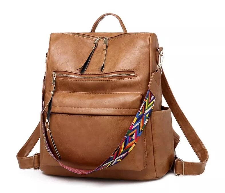 Elisa | Multicolour Strap Backpack