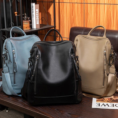 Serena | Multi-Zip Backpack