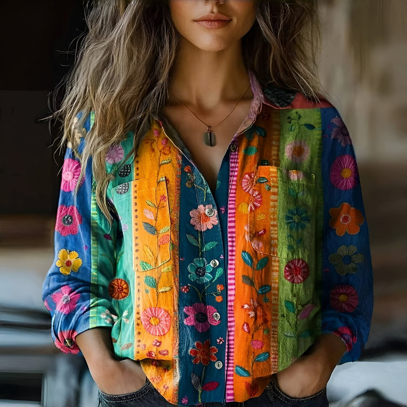 Romane | Vibrant and Cheerful Blouse