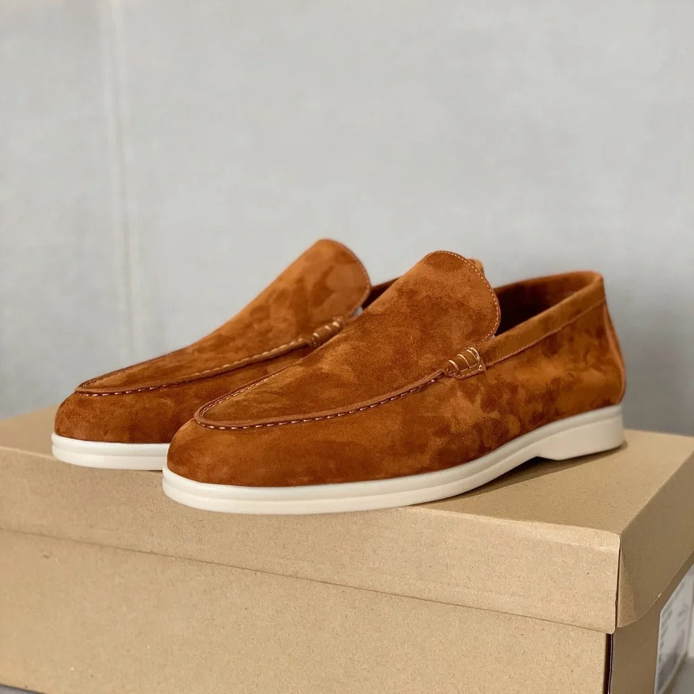 Bradford™ - Men's suede leather loafers